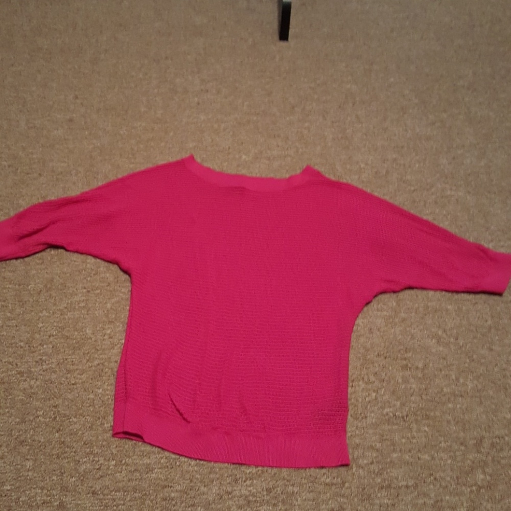 Express three-quarter sleeve sweater